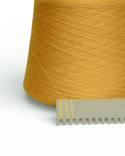 Harmony — Amber Mustard | Italian 100% extrafine merino wool cone yarn