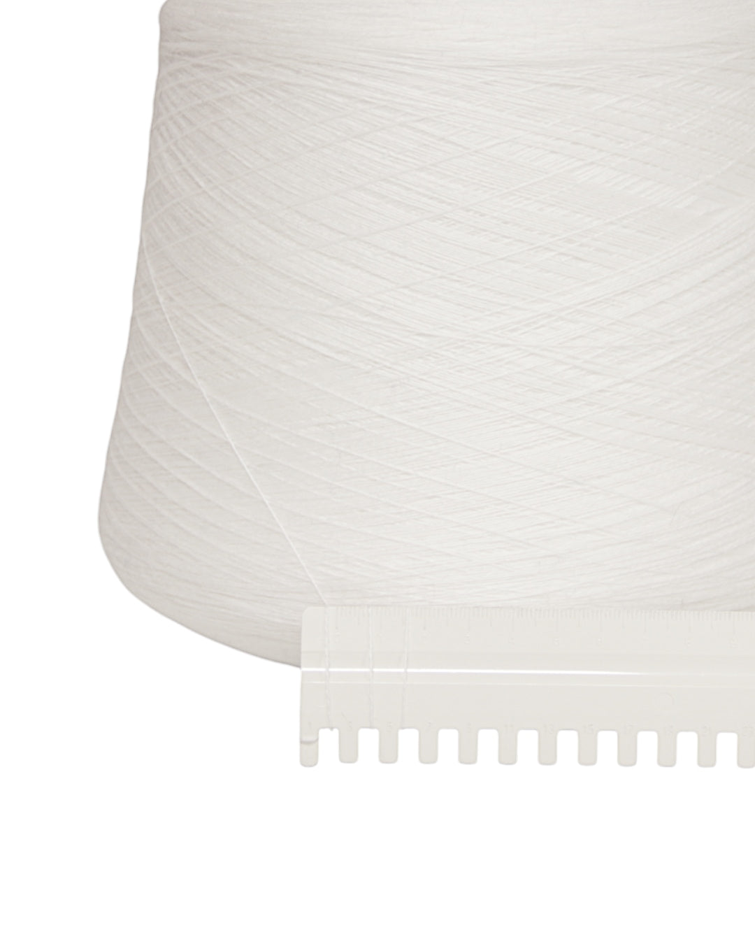 Harmony — White | Italian 100% extrafine merino wool cone yarn