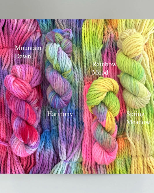 Hand dyed Super bulky Italy yarn