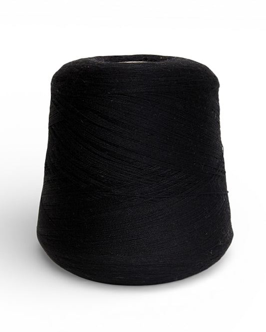 Harmony — Black | Filato italiano 100% merino extrafine su cono