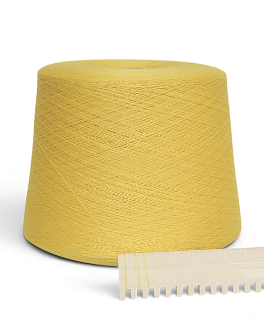 Harmony — Lemon Silk | Italian 100% extrafine merino wool cone yarn