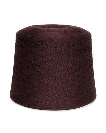 Harmony — Mahogany Brown | Italian 100% extrafine merino wool cone yarn
