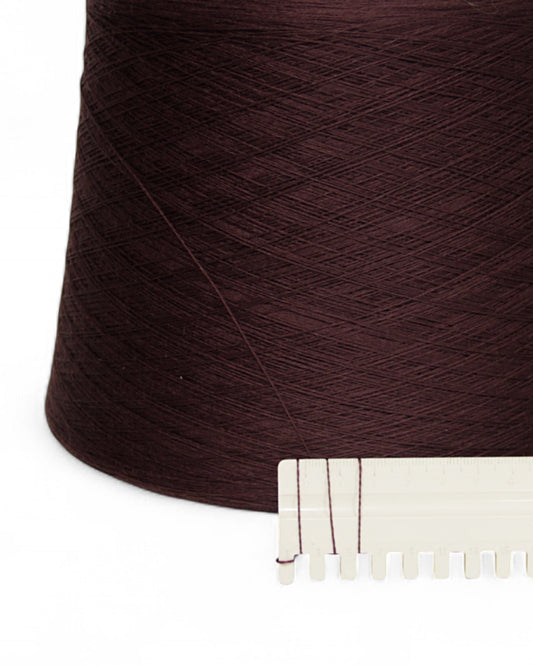Harmony — Mahogany Brown | Italian 100% extrafine merino wool cone yarn