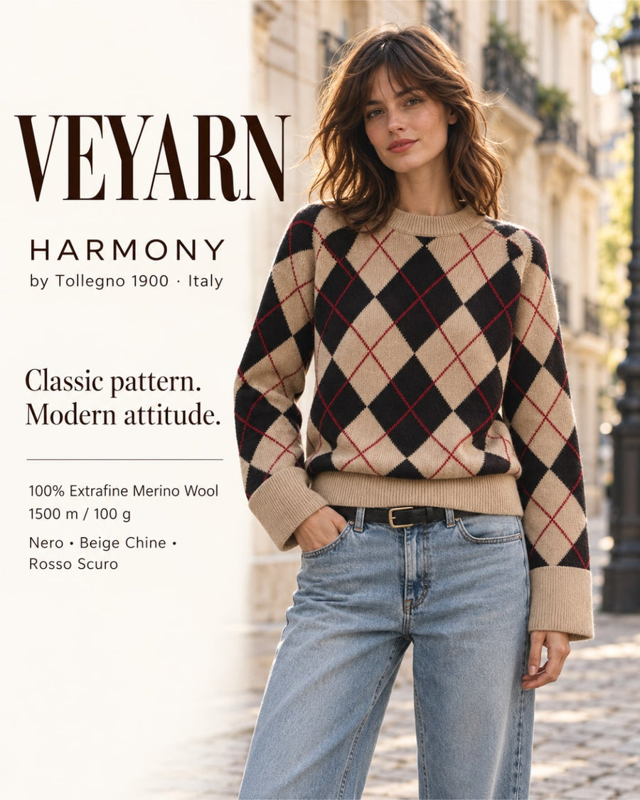Harmony | Italian 100% Extrafine Merino Wool Cone Yarn