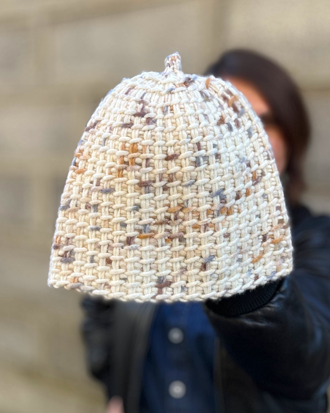 Knit Hat Pattern with Popular Textured Stitch (PDF + Video Tutorial)