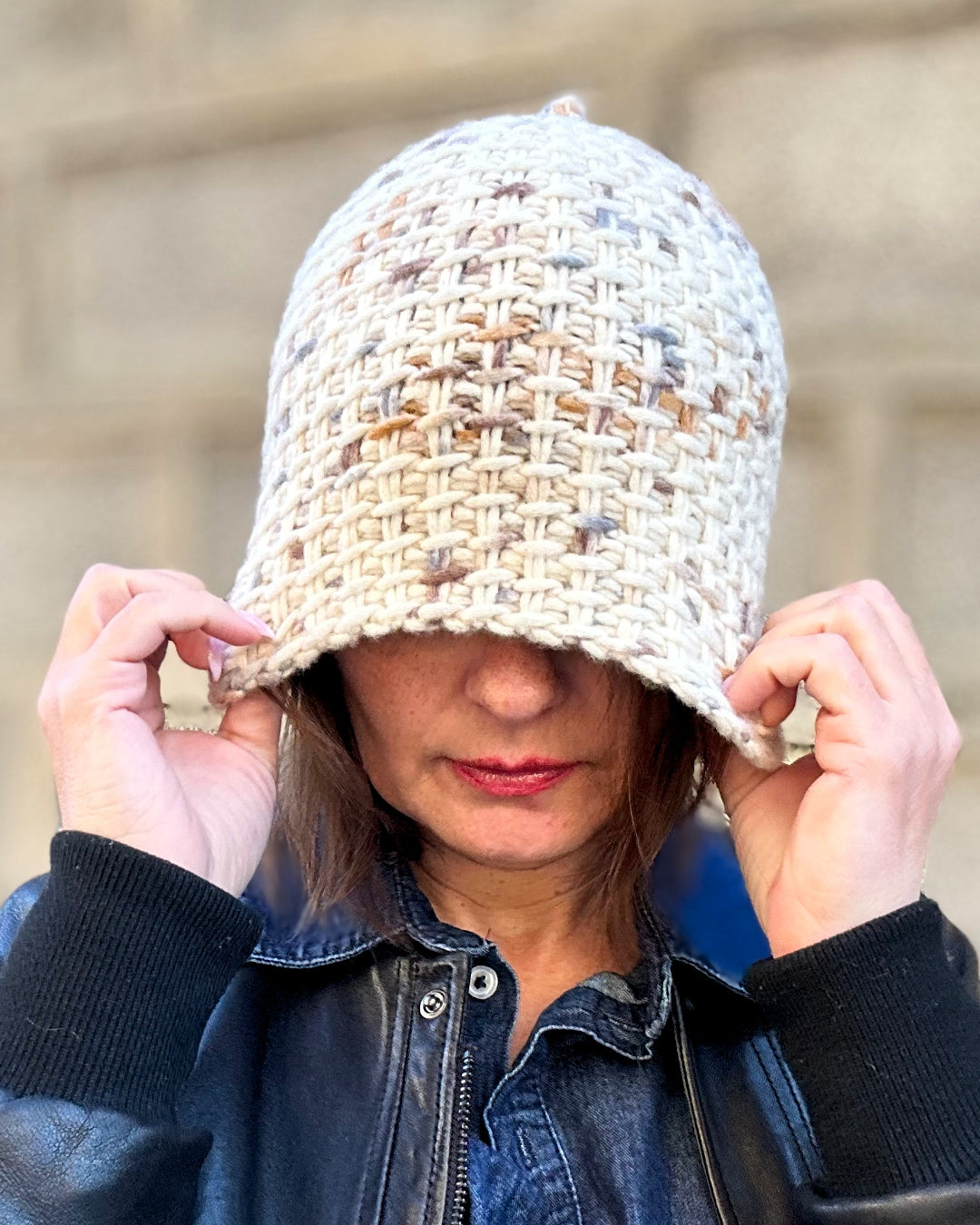 Knit Hat Pattern with Popular Textured Stitch (PDF + Video Tutorial)