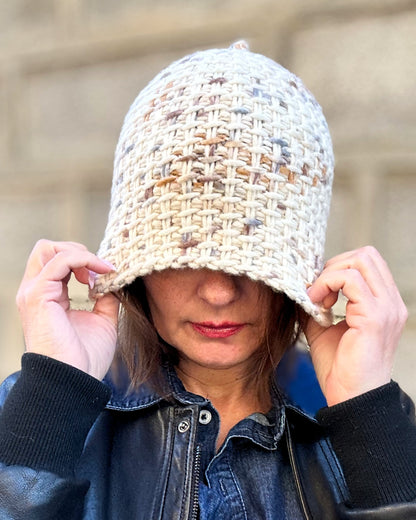 Knit Hat Pattern with Popular Textured Stitch (PDF + Video Tutorial)