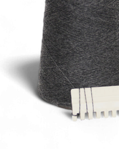 Charcoal Depth — Heritage 2/15 yarn