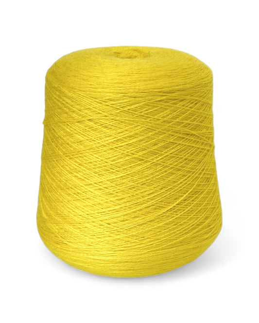 Bright yellow yarn with angora, Pecci Filati Heritage
