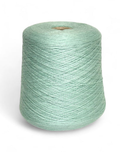 Sage Dust yarn by Pecci Filati, Heritage collection, soft green color