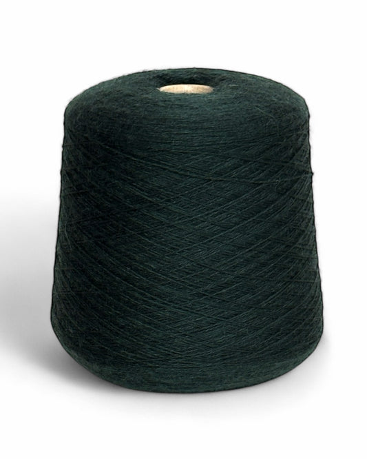 Dark green angora blend yarn by Pecci Filati, Heritage collection