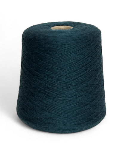 Petrol wool-angora yarn by Pecci Filati, 750 m / 100 g