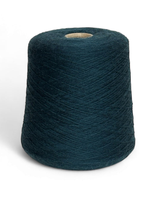 Petrol wool-angora yarn by Pecci Filati, 750 m / 100 g