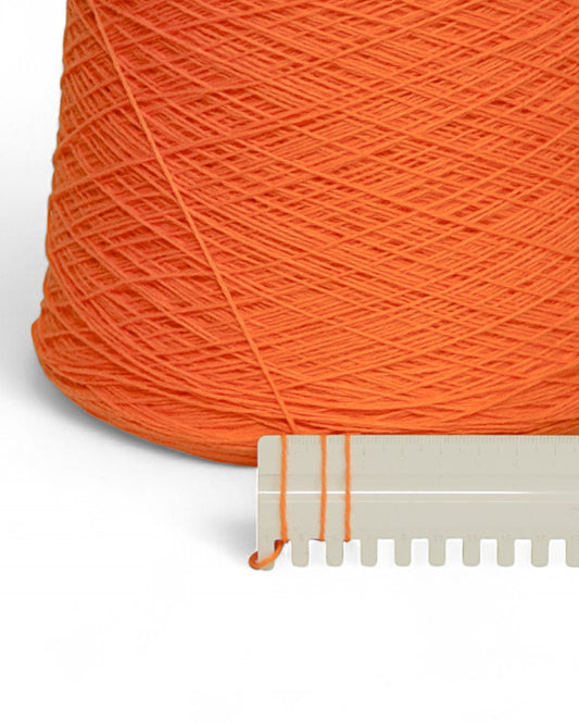 Ermes 3/20 — merino wool & nylon yarn by Olimpias (Italy), Orange color