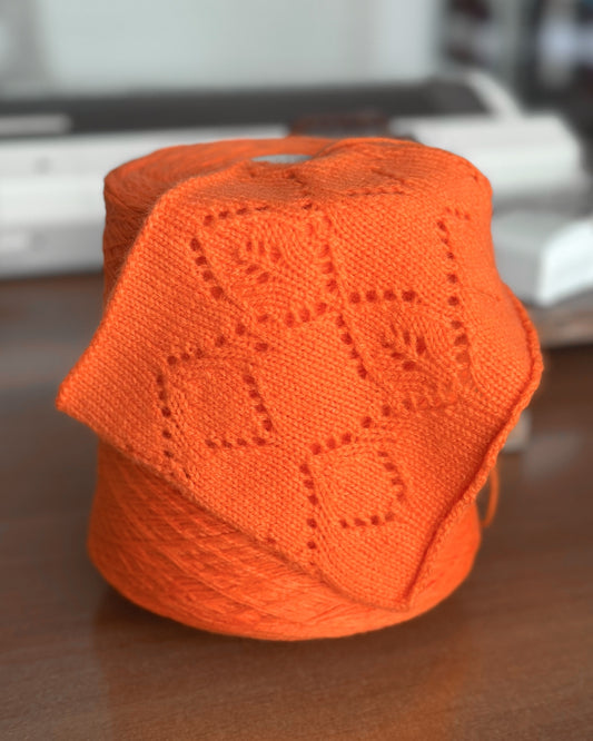 Ermes 3/20 — merino wool & nylon yarn by Olimpias (Italy), Orange color