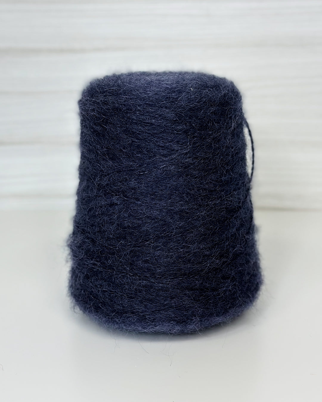 Mohair Yarn on cone, 300m/100g, color Foggy Navy