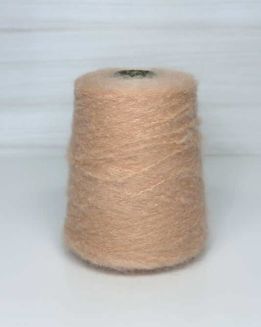 Mohair Yarn on cone, 300m/100g, color Powder