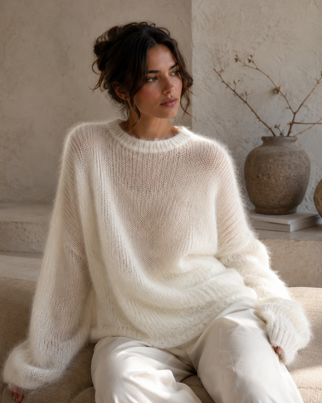 AUREO — filato fine in superkid mohair (70% Superkid Mohair, 30% Nylon), 1000 m / 100 g