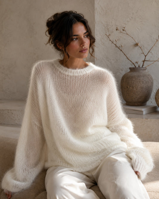 AUREO — filato fine in superkid mohair (70% Superkid Mohair, 30% Nylon), 1000 m / 100 g