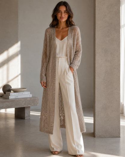 Soft Fawn — filato di mohair soffice Antares su cono, 900 m/100 g