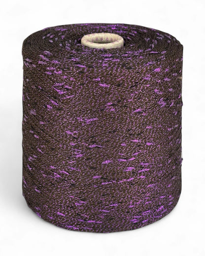 Lavender Noir knot yarn on cone