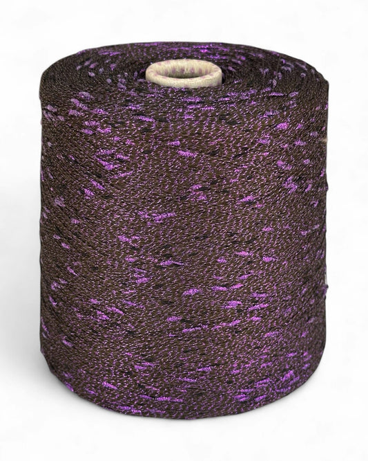 Lavender Noir knot yarn on cone