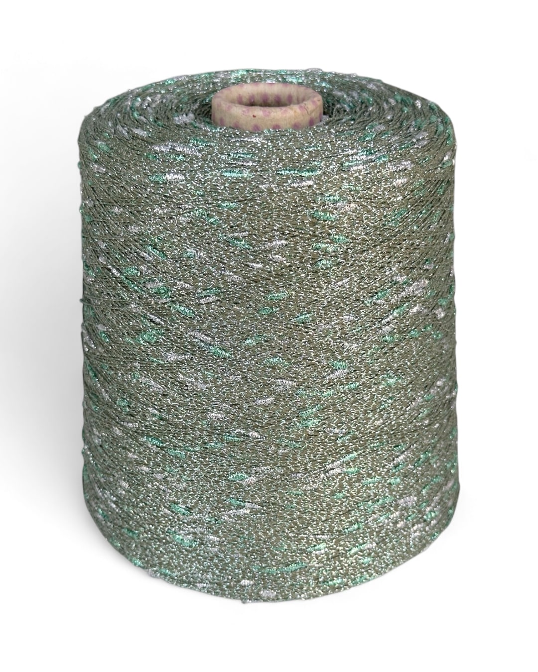 Stellina yarn in Frosted Mint on cone
