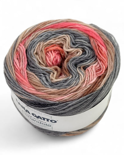 Lana Gatto Coriandolo, color 9328, 100 g / 300 m