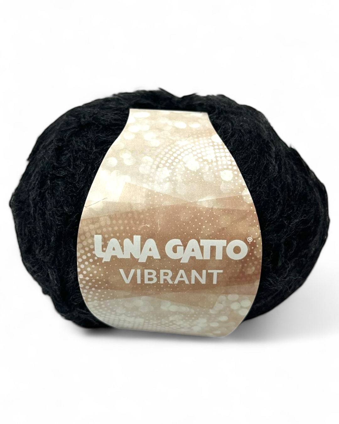 Lana Gatto Vibrant, nero — set di 4 gomitoli (175 g / 315 m)