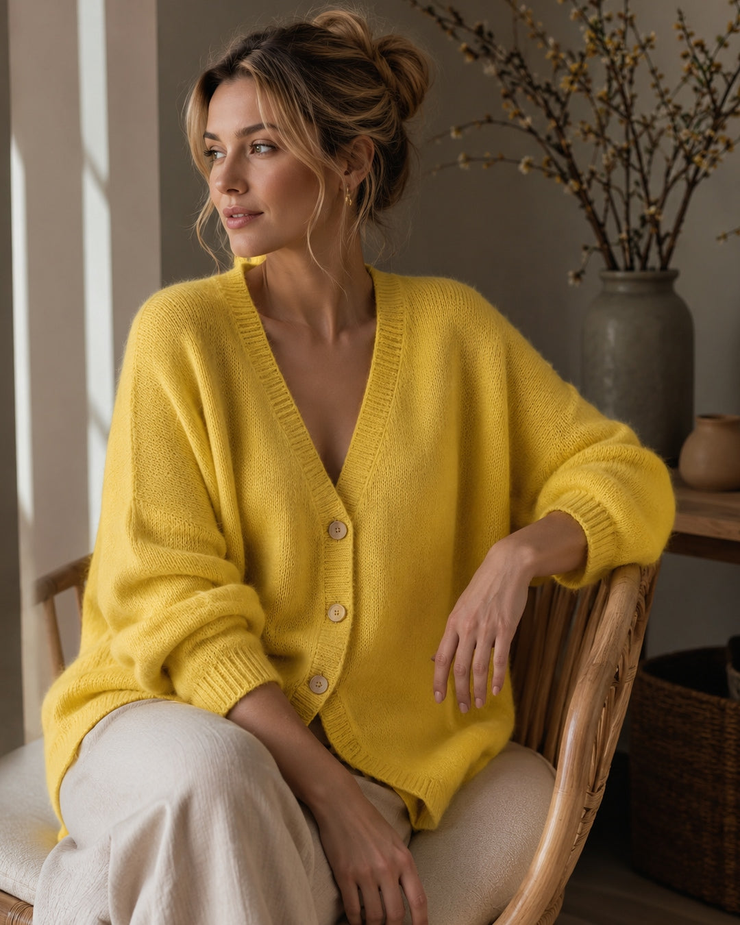 Harmony — Lemon Silk | Filato italiano 100% merino extrafine su cono