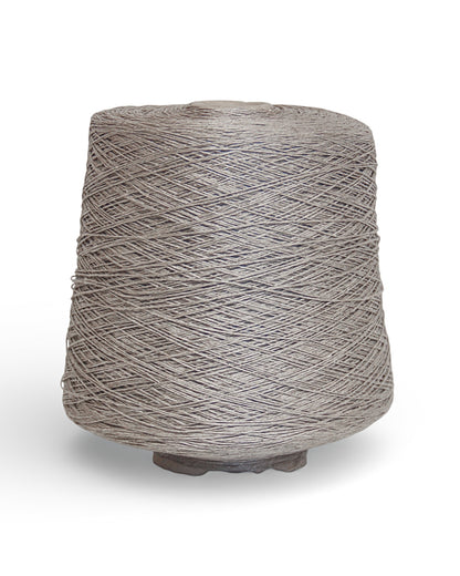 Linen Yarn Natural Flax — filato in lino naturale color grigio-beige (400 m / 100 g)