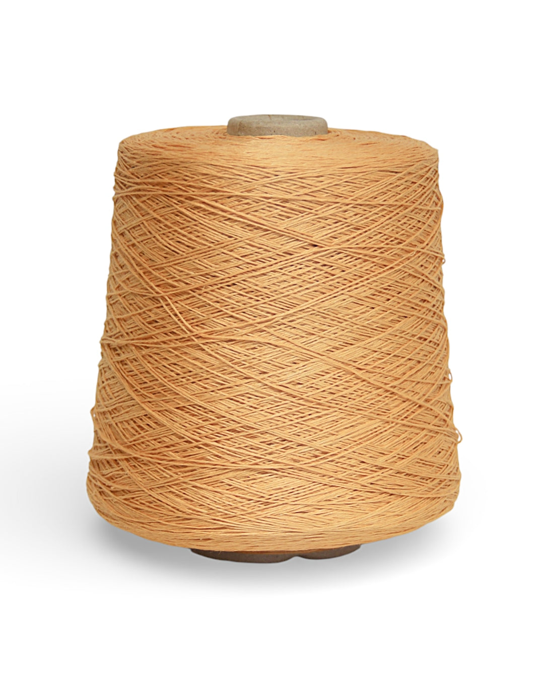 Linen Yarn Soft Peach — elegant linen yarn in a soft peach shade (400 m / 100 g)
