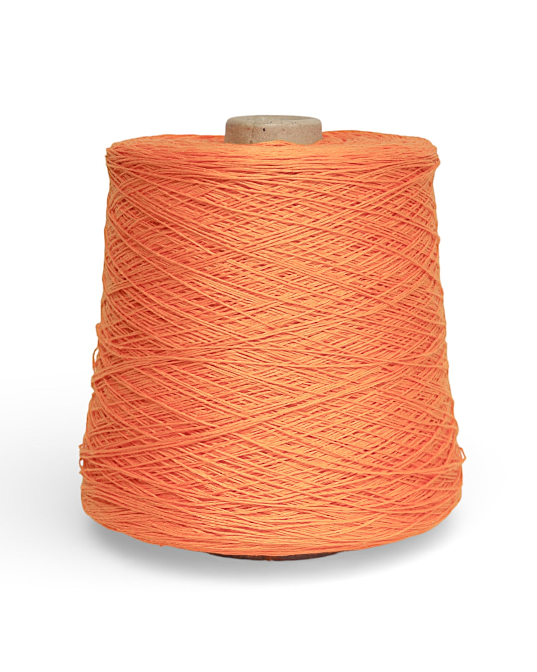 Linen Yarn Orange — natural orange linen yarn (400 m / 100 g)