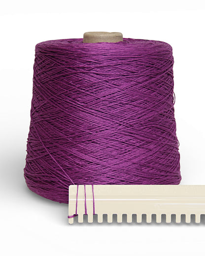 Linen Yarn Fuchsia — fuchsia linen yarn for knitting, crochet  and knitting machines (400 m / 100 g)