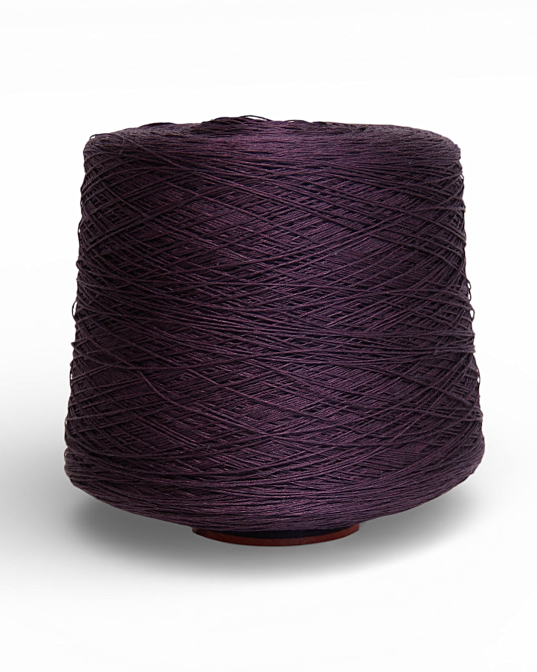 Linen Yarn Dark Eggplant — fuchsia linen yarn for knitting, crochet  and knitting machines (400 m / 100 g)