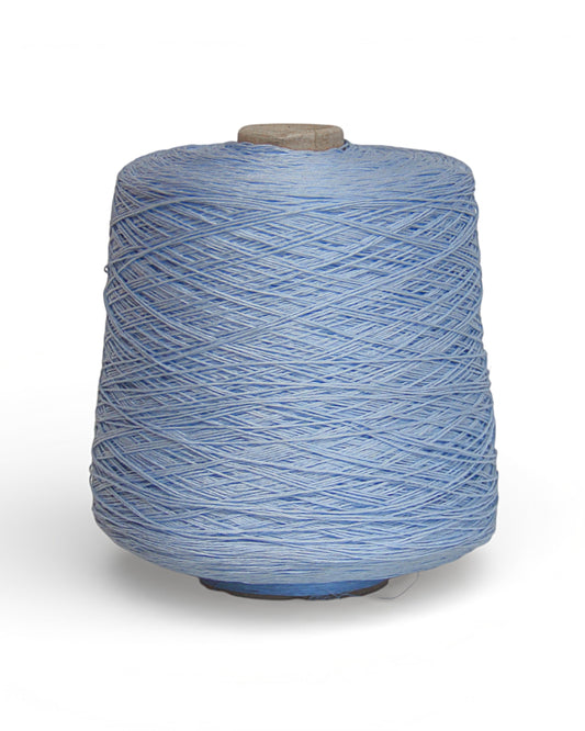 Linen Yarn Storm Blue — elegant linen yarn in a muted blue-grey shade (400 m / 100 g)