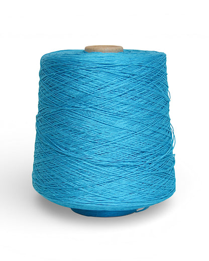 Linen Yarn Lagoon Blue — elegant linen yarn in a turquoise-blue shade (400 m / 100 g)