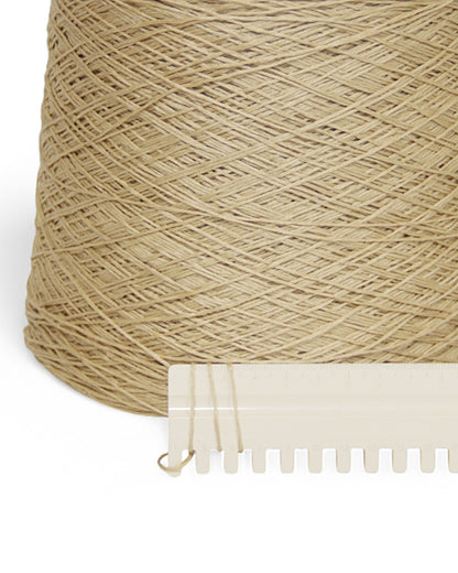 Frescolino Beige — natural linen yarn with a soft sheen (300 m / 100 g)