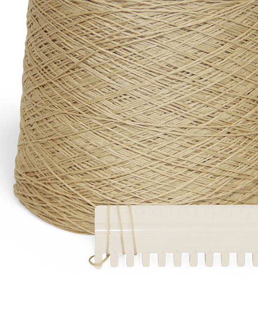 Frescolino Beige — natural linen yarn with a soft sheen (300 m / 100 g)