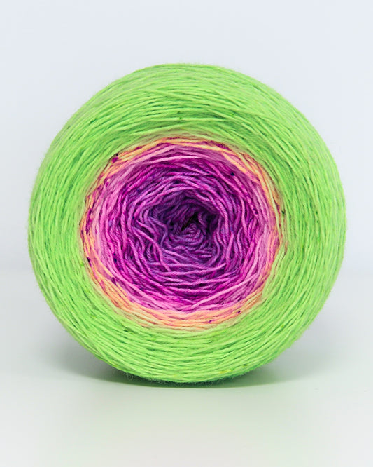 Gradient Yarn Electric Bloom Mila — 205 g Merino Nylon