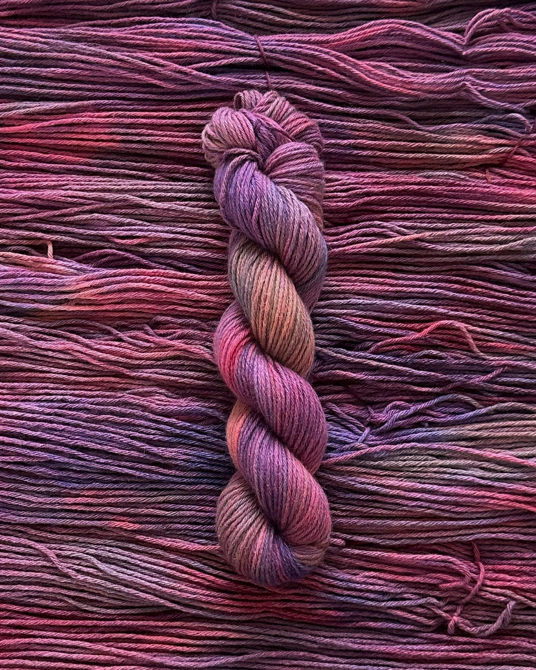 Merino Cashmere Cotton, colore Fairy's Kiss, filato tinto a mano, 50 g