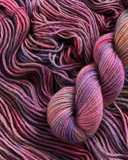 Merino Cashmere Cotton, colore Fairy's Kiss, filato tinto a mano, 50 g