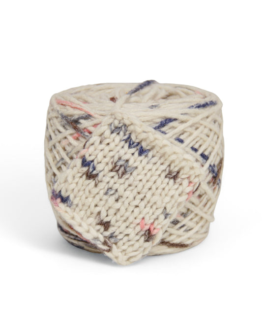 Alpina Soft Morning Frost — Italian merino alpaca cotton blend cord yarn 100g