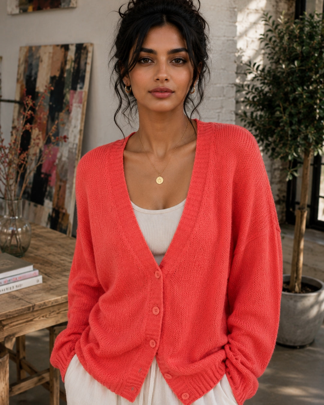 Harmony — Arancio | Italian 100% extrafine merino wool cone yarn