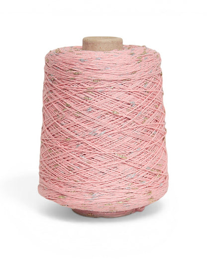 Putaringonit — designer cotton yarn with knot effect and lurex