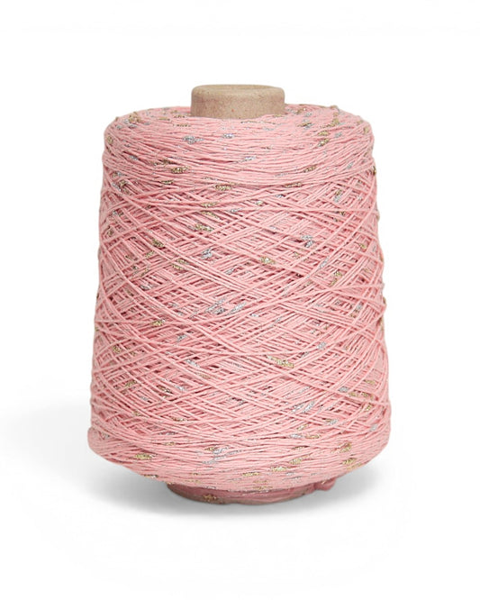 Putaringonit — designer cotton yarn with knot effect and lurex