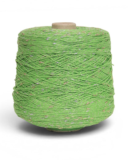 Putaringonit — designer cotton yarn with knot effect and lurex