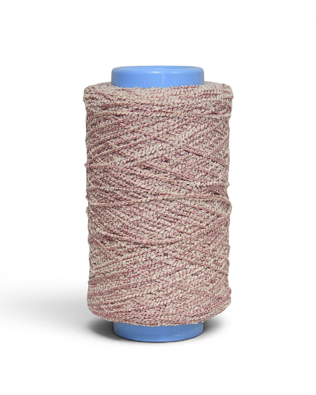 Bouclé Designer Yarn with Lurex — Textured Cotton Blend for Summer Knits and Accessories
