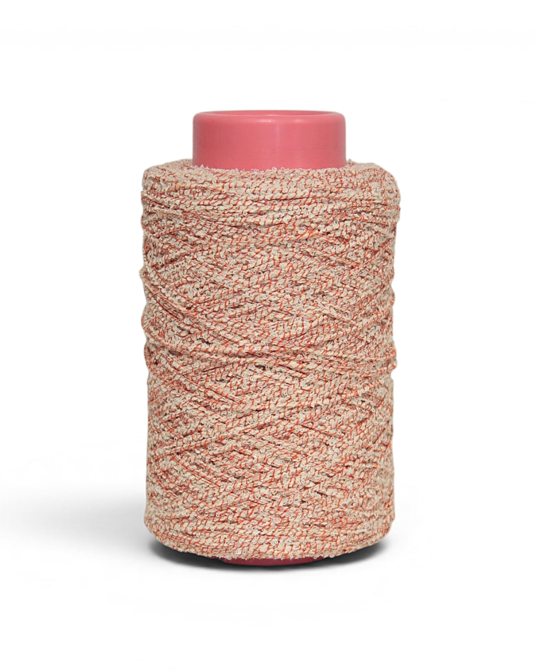 Bouclé Designer Yarn with Lurex — Textured Cotton Blend for Summer Knits and Accessories