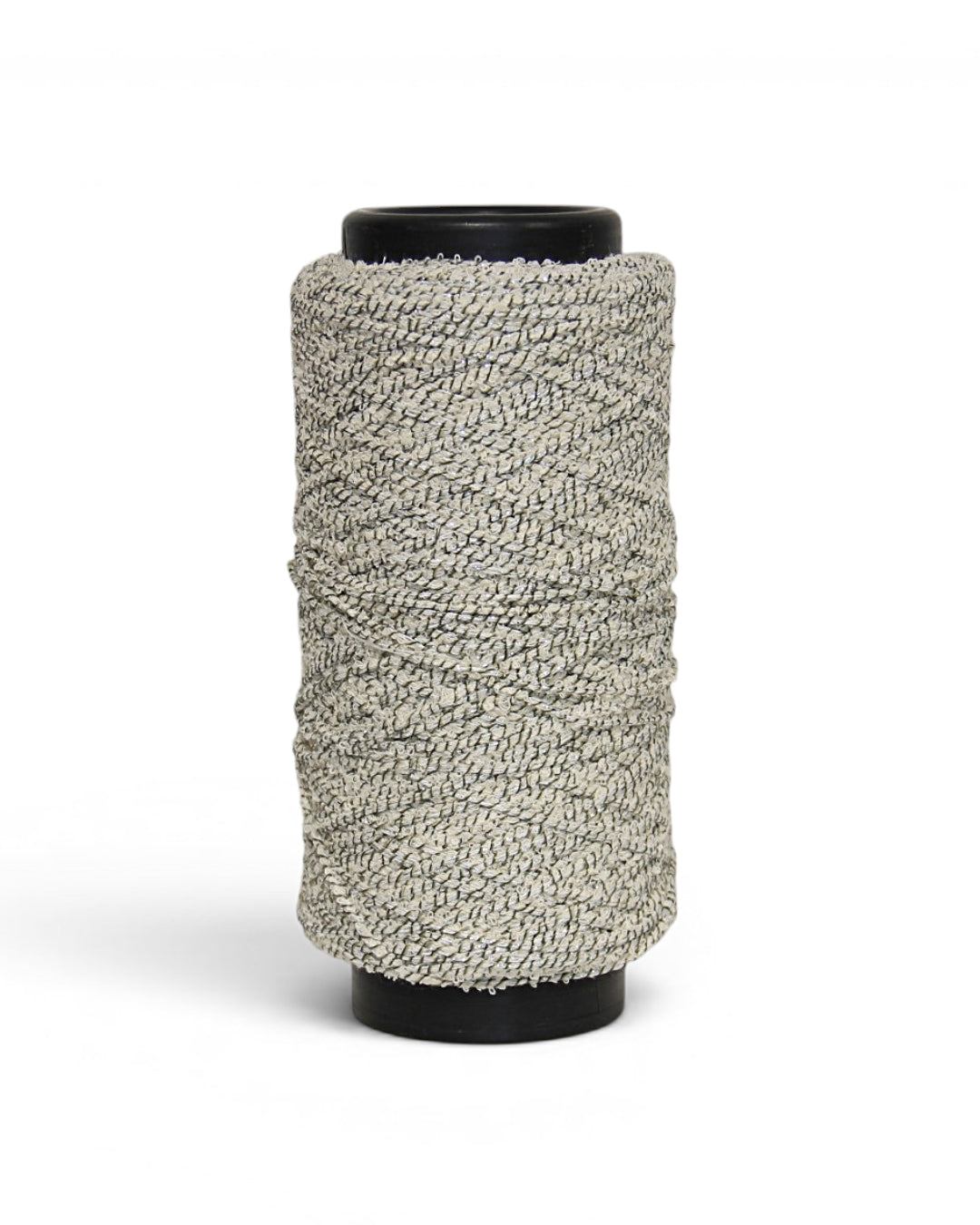Bouclé Designer Yarn with Lurex — Textured Cotton Blend for Summer Knits and Accessories